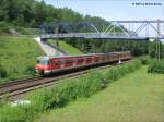 420 674-4 als S9 nach Wuppertal, kurz vor dem Hbf Bottrop. 28.6.2007