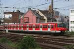 DB 420 487 verlässt Köln Hansaring am 27 April 2018.