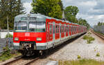 S-Bahn München ET 420 450/950 und 420 447/947.
München Obermenzing - 24.05.2024