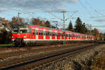 420 468 der S-Bahn München am 3.11.25 bei Eglharting.