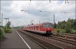 428 885/385 fhrt als S9 von Wuppertal Hbf komment im Zielbahnhof Haltern am See ein. Nach kurzem Aufenthalt geht es zurck nach Wuppertal. (15.06.2008)
