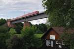 420'er auf Neckarbrcke bei Marbach (20.07.2008)