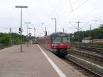 Am 20.08.08 fuhr ein ET420 der Linie S9 nach Hanau ber Frankfurt(M) Konstablerwache in Frankfurt(M) Stadion aus.