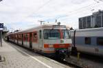 Am 07.06.2009 war der ET 420 501-9 auf Sonderfahrten zwischen Mnchen Ost und Ismaning unterwegs.