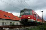 420 379 verlsst am 3.9.09 vor dem nchsten Regenschauer Bad Soden in Richtung Frankfurt.