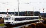 420 191-9 auf der Fahrzeugparade  Vom Adler bis in die Gegenwart , die im September 1985 an mehreren Wochenenden in Nrnberg-Langwasser zum 150jhrigen Jubilum der Eisenbahn in Deutschland
