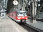 Ein BR 420 der S-Bahn Rhein Main in Frankfurt Hbf am 14.01.11