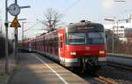 420 444-2 und 488-9 als S6 nach S-Schwabstrae in S-Neuwirtshaus (Porscheplatz) 15.1.12