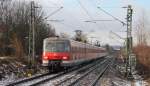 420 438-4 und 421-0 als S6 nach Schwabstrae in Weilimdorf 10.12.12