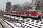 420 937-5 ( 94 80 0420 937-5 D-DB ), AEG 170544, Baujahr 1994, DB Regio AG - Region Baden-Wrttemberg, S-Bahn Stuttgart, [D]-Stuttgart, Bh Plochingen, 09.02.2013, Schorndorf Bf