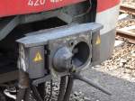 Die Kupplung von 420 425-1 am 03.06.14 in Hanau Hbf