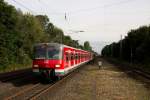 420 418-6 & 420 419-3 als S68 (Langenfeld (Rhld) - Düsseldorf Hbf) bei der Einfahrt in Düsseldorf-Garath am 29.08.14