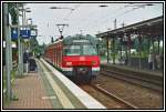 Der 420 176 ist soeben als S9 von Wuppertal Hbf in den Endbahnhof Haltern am See eingefahren. Aufgenommen im Sommer 2006. 