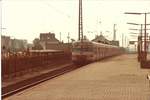 june 1984, 420.159 arrives at Kelsterbach station