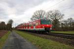 Überführungsfahrt von S-Bahn München 420 981-3 am 14.02.20 in Maintal Ost 
