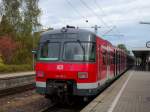 420 953 steht in Marbach (Neckar) zur Abfahrt bereit.