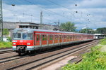 420 326 mit S-Bahn-Zug der Linie S9 (Wiesbaden - Hanau) bei Mainz-Kastel - 15.07.2012