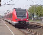 Heute am 21.04.08 war einer von den 84 bestellten 422ern(422 002/502) aus dem Werk Essen auf Probenfahrt.