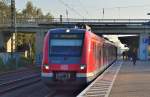 S1 Kurzzug in Angermund, am Sonntag den 28.10.2012 ist der 422 026-5 auf der Linie unterwegs.