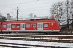 Wo ich einst einen Mitzieher einer Ulmer 218.2 anfertigte nahm ich am 6.1.2010 den Plochinger 423 028-0 auf.