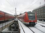 Hier 423 531-3 als S-Bahn Ergnzungsverkehr von Berlin Ostbahnhof nach Potsdam Hbf., bei der Ausfahrt am 3.2.2010 aus Berlin Alexanderplatz.