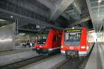 S-Bahnersatz in Berlin Sdkreuz auf dem Weg nach Berlin Gesundbrunnen in form einer Stuttgarter S-Bahn am 21.07.2009