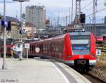 423 319/819 verlsst als Paar mit 423 149/649 den haltepunkt Hackerbrcke. S6 zum Ostbahnhof am 27.03.2010