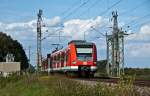 423 317 als S1 zum Ostbahnhof, am 05.09.2010 kurz vor Pulling.