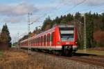 423 097 als S3 am 05.11.2010 bei Sauerlach.