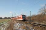 423 061 & Co am 27.11.10 auf der S2 nach Markt Schwaben in Riem