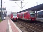 Viermal 423! Zwei Doppeltraktionen der Linie S12 treffen in Siegburg aufeinander.