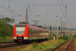 DB S-Bahn Kln 423 757-4 als Betriebsfahrt Richtung Grokorbetha, in Naumburg (S); 25.08.2011