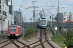 423 314 & 609 105 am 05.05.13 an der Donnersbergerbrcke/Mnchen