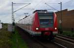 423 547-9 bei der Einfahrt in den Bahnhof Allerheiligen am Sonntag den 10.11.2013