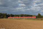 423 353 und 423 350 als S3 am 02.11.2013 bei Otterfing.