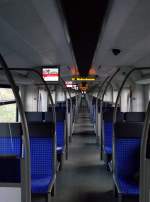 Innenansicht eines 423er (ReDesign) der S-Bahn Rhein Main am 05.03.14 in Dietzenbach