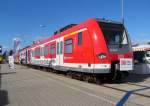 423 900-0 der S-Bahn Rhein-Main steht am 27. September 2014 auf der InnoTrans in Berlin ausgestellt.
