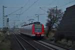 Nachschuß auf einen nach Bergisch Gladbach fahrenden S11 Zug bei Allerheiligen.