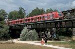 423 203 am 25.07.15 auf der Braunauer Brücke in München