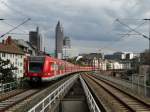 DB Regio Hessen S-Bahn Rhein Main 423 409-2 am 26.09.15 in Frankfurt am Main West