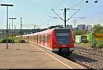 Nachschuss auf 423 346-6 und 423 ??? der S-Bahn Stuttgart als Leerfahrt, die den Bahnhof Asperg auf der Bahnstrecke Stuttgart–Würzburg (Frankenbahn | 4800) Richtung Stuttgart Hbf