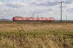 DB Regio 424 038 als S 4 Hildesheim Hbf - Bennemühlen // Barnten // 5. März 2018