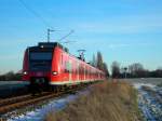 424 003 zwischen Winninghausen und Bantorf (6.1.09)