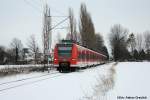 424 003 mit 424 040 am 10.12.2010 kurz hinter Winninghausen.