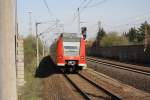 424 024-6 erreicht am 11.04.2011 den Haltepunkt Ahlten