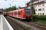 Der 424 534-6, wird an den hinterren 424 in Hildesheim HBF am 20.05.2011 angekoppelt.