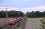 DB Regio 424 043 + 424 xxx als S 1  Minden - Haste // Minden // 24.