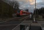 RE8 nach Mönchengladbach Hbf hinter Leutesdorf. 
Sonntag den 19.3.2017