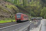 S1 nach Kaiserslautern in Neckarsteinach kurz vorm Tunnel.