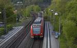 425 717-7 nach Mosbach Baden bei der Einfahrt in Neckargerach.